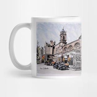 Bury St Edmunds Railway Station Painting Mug